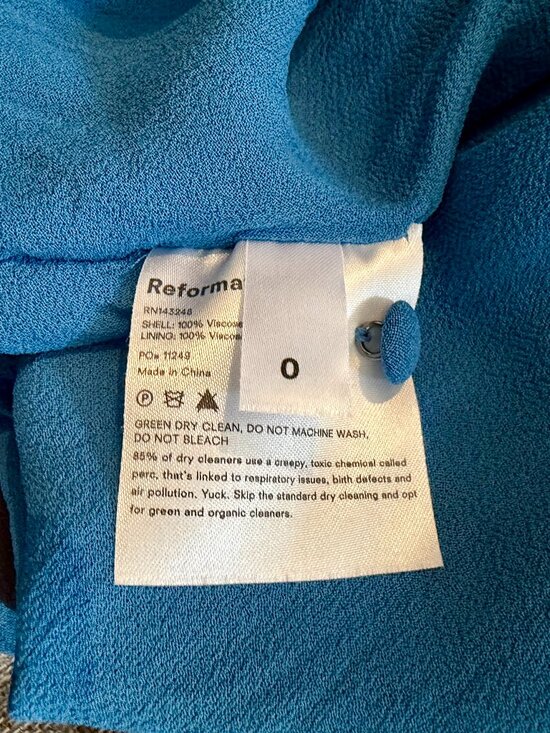 Reformation Alani Polka-dot Mini Dress Size 0 - Picture 3 of 4